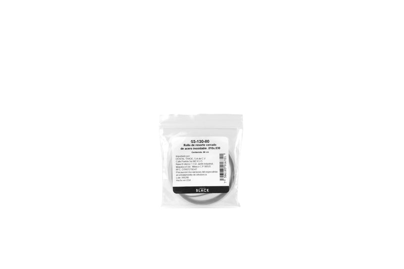 Rollo de resorte de acero Black