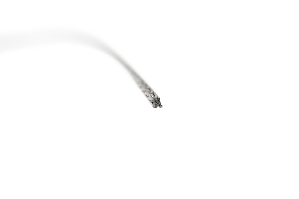 Línea De Freno Recta De 90 Cm - Acero Inoxidable Trenzado Con Recubrimiento Negro PTFE