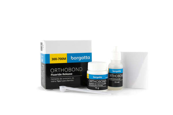 Kit de cemento para bandas Orthobond Ionómero de vidrio con flúor